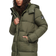 Superdry Long Ripstop Quilted Coat - Football Dark Moss Grid