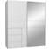 Forte Modern White/Mirror Garderobeskab 61.2x201cm