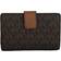 Michael Kors Medium Signature Logo Wallet - Brown