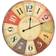 vidaXL Vintage Multicolored Wall Clock 60cm