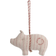 Maileg Pig Neutral Stripes Juletræspynt 6cm