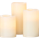 Lights4fun Battery Operated Ivory LED Candle 15cm 3pcs