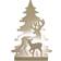 Nordic Winter Silhouette 3D White Julelampe 40cm