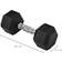 Homcom Hexagonal Dumbbells Kit Weight Lifting Exercise for Home Fitness 2x8kg