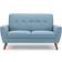 Julian Bowen Monza Blue Sofa 146cm 2 Seater