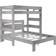 Max & Lily Modern Farmhouse Twin/Queen Bunk Bed