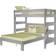 Max & Lily Modern Farmhouse Twin/Queen Bunk Bed