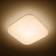 Mauve Square White Ceiling Flush Light 32.2cm