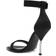 Alexander McQueen Satin Sandals - Black