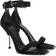 Alexander McQueen Satin Sandals - Black