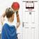 Mini Basketball Hoop Net Indoor Over the Door Backboard With Ball Pump Game Set