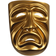 Disguise Gold Tragedy Mask