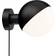 Louis Poulsen VL Studio Black Väggarmatur ∅ 15cm