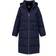 Tommy Hilfiger Women's Sateen Hooded Maxi Down Coat - Blue