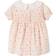 Vertbaudet Smocked Baby Dress with Embroidered Collar - Light Pink