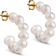 ENAMEL Copenhagen Pearlie Chunky Hoops - Gold/Pearls