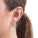 Dyrberg/Kern Louise Earrings - Gold/Transparent