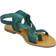 Leather Collection Toe Loop - Green