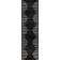 Rugshop Bohemian Stripe Stain High Traffic Black 24x84"