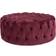 Safavieh Charlene Dark Red Pouffe 39.4"