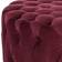 Safavieh Charlene Dark Red Pouffe 39.4"