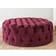 Safavieh Charlene Dark Red Pouffe 39.4"