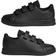 adidas Kid's Advantage Court Lifestyle Hook & Loop - Core Black/Core Black/Grey Six
