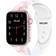 Waloo Soft Silicone Marble Pattern Band for Apple Watch 42/44/45mm