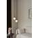 Nuura Apiales Satin Black / Opal Pendant Lamp ∅ 12cm