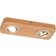 Lindby Mikari Wood Ceiling Flush Light 30cm