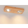 Lindby Mikari Wood Ceiling Flush Light 30cm