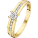 Isabel Bernard Le Marais Estee Ring - Gold/Transparent
