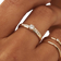 Isabel Bernard Le Marais Estee Ring - Gold/Transparent