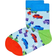 Happy Socks Kid's Car Sock 2-pack - Light Blue