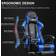 GTPLAYER Ergonomic Gaming Chair - Black/Blue