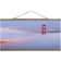 Klebefieber San Francisco's Golden Gate Bridge Oak Affiche 50x25cm