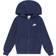 Nike Older Kid's Sportswear Club Fleece Full Zip Hoodie - Midnight Navy/White (FD3004-410)