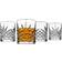 Godinger Dublin Platinum Double Old Fashioned Drink Glass 8fl oz 4pcs