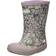 Viking Kid's Indie Print Rubber Boots - Dusty Pink Cream