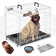 Lovpet Foldable Dog Cage with 2 doors for Car X-Large