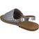 Leather Collection Weave Sandal - Silver