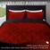 Downluxe Soft Bedding Bedspread Red, Black (264.2x233.7cm)