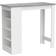 Stella Trading Modern White/Concrete Bartisch 50x115cm