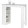 Stella Trading Modern White/Concrete Bartisch 50x115cm