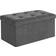 Songmics Bench With Storage Space Dark Gray Förvaringsbänk 76x38cm