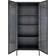 House Nordic Tall Black Vitrinskåp 80x180cm