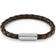 Tommy Hilfiger Exploded Braid Bracelet - Dark Brown