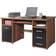 Germania Lockable Walnut/Black Escritorio de escritura 70x145cm