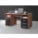 Germania Lockable Walnut/Black Escritorio de escritura 70x145cm