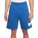 NIKE Men's Sportswear Club Graphic Shorts - Game Royal/White